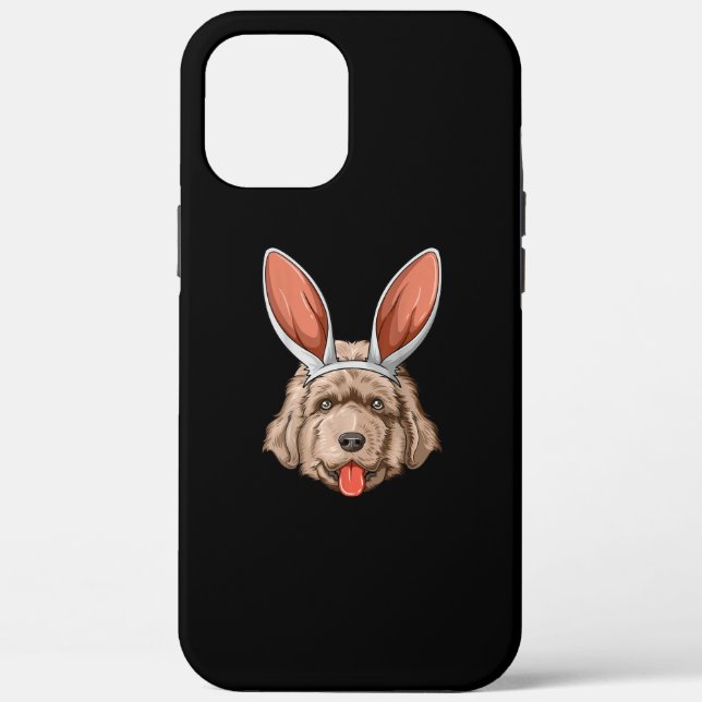 Newfie easter bunny ears | newfoundland dog gift Case-Mate iPhone case (Back)
