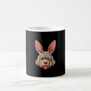 Newfie easter bunny ears   newfoundland dog gift coffee mug