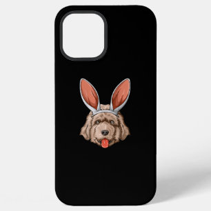 Newfie easter bunny ears   newfoundland dog gift iPhone 12 pro max case