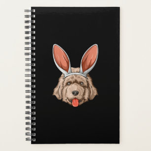 Newfie easter bunny ears newfoundland dog gift planner