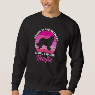 Newfie For Girls Kids Newfy Newfoundland Dog Sweatshirt