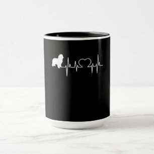 Newfie Heartbeat Newfoundland Cute Newfie Mug