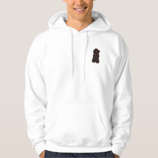 "Newfie Lover" Mens Brown Newfoundland Hoodie