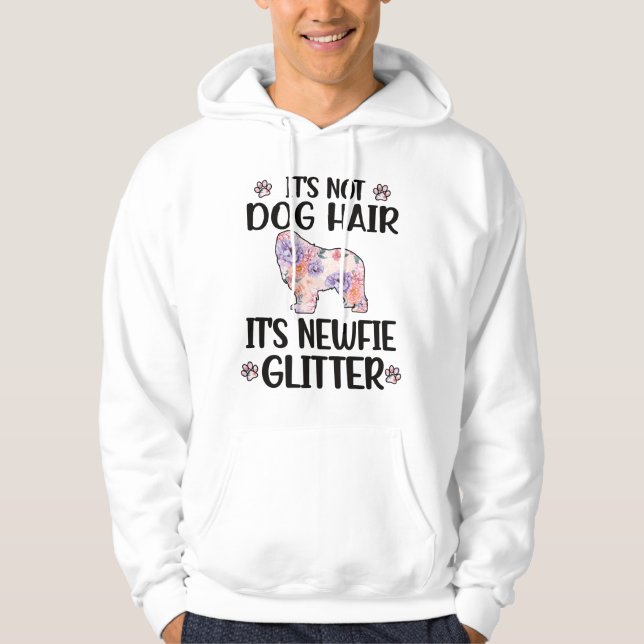 Newfie Lover Newfoundland Dog Owner Newfie Mum Dad Hoodie (Front)