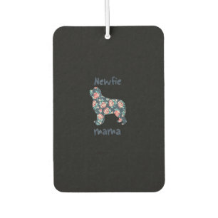 Newfie mama Newfoundland dog mum present Car Air Freshener