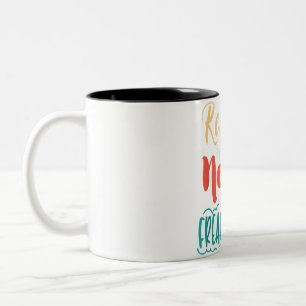 Newfie Mum Newfoundland Dog Great Relax Two-Tone Coffee Mug