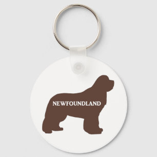 newfie name silo brown key ring