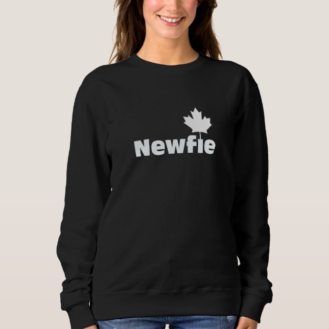 Newfie Pride Canada Newfoundland St. Johns Sweatshirt (Front)