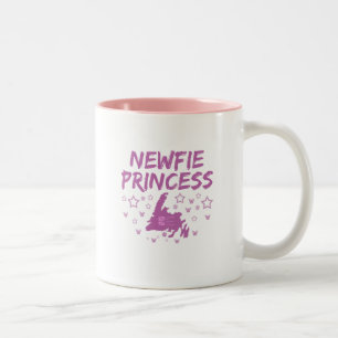 Newfie Princess Newfoundland Two-Tone Coffee Mug