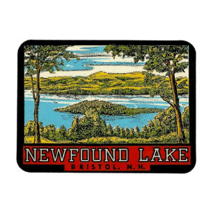Newfound Lake Bristol New Hampshire Travel Magnet