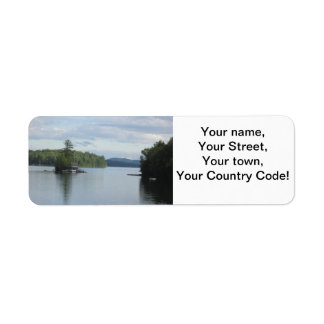 Newfound Lake Return Address Label
