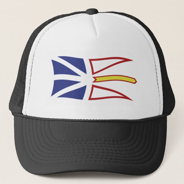Newfoundland And Labrador Flag Hat (Front)