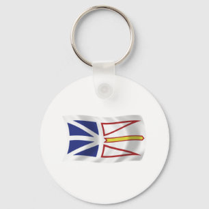 Newfoundland And Labrador Flag Keychain