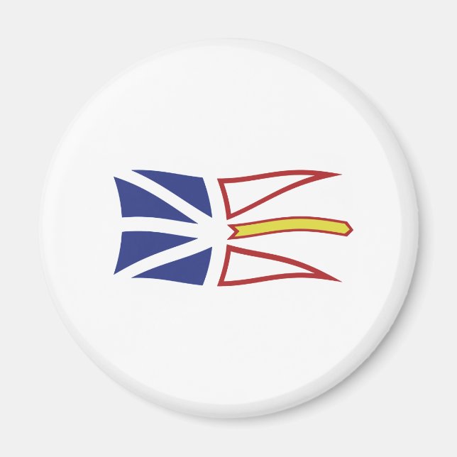 Newfoundland And Labrador Flag Magnet (Front)