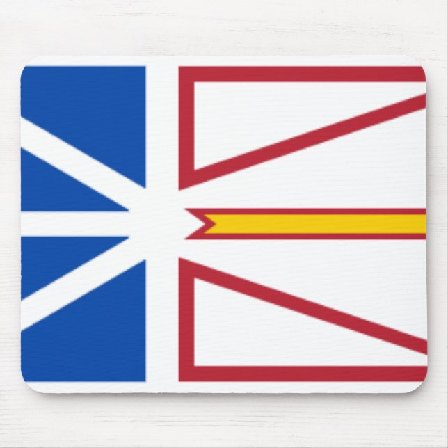 Newfoundland and Labrador Flag Mousepad (Front)