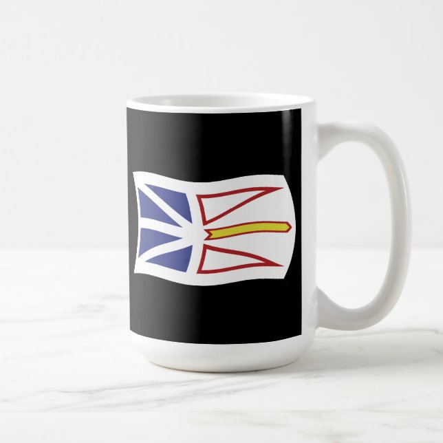 Newfoundland And Labrador Flag Mug (Right)