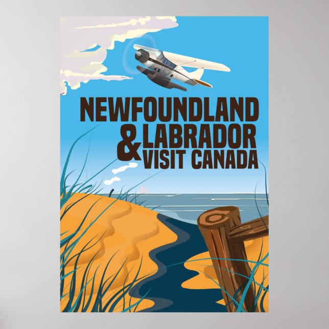 Newfoundland and Labrador travel poster (Front)