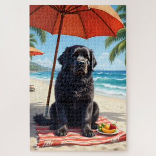 Newfoundland Beach Relax Scene Jigsaw Puzzle