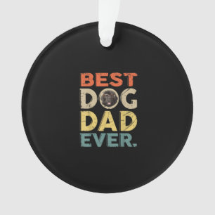 Newfoundland best dog dad ever gifts ornament