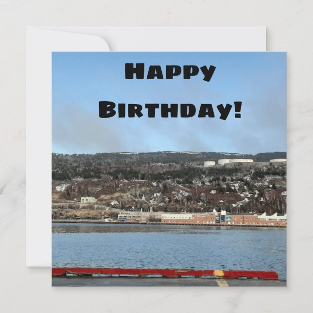 Newfoundland Birthday Card (Front)
