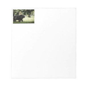 newfoundland black in motion notepad