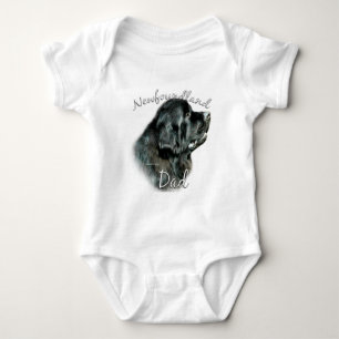 Newfoundland (blk) Dad 2 Baby Bodysuit