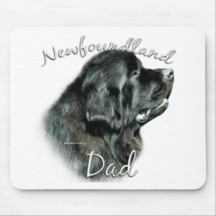Newfoundland (blk) Dad 2 Mouse Pad