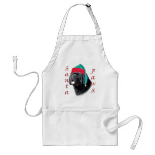 Newfoundland (blk) Santa Paws Standard Apron