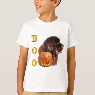 Newfoundland (brn) Halloween Boo T-Shirt