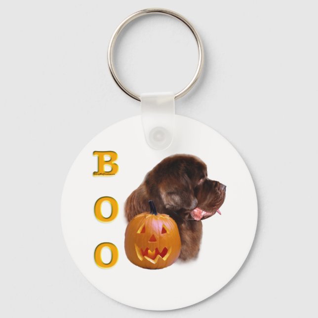 Newfoundland (brown) Boo Key Ring (Front)