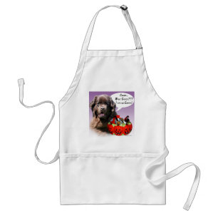 Newfoundland (brown) Halloween Candy Standard Apron