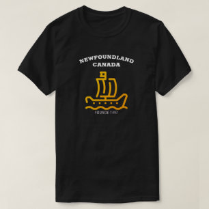 Newfoundland Canada founde 1497 Old Ship T-Shirt