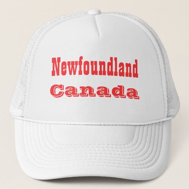 Newfoundland Canada trucker hats (Front)