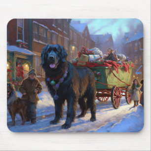 Newfoundland Christmas Festive Season Mouse Pad