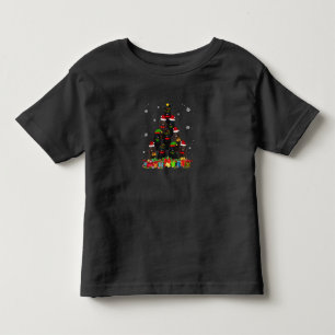 Newfoundland Christmas Tree Funny Dog Lover Xmas Toddler T-Shirt