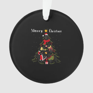 Newfoundland Christmas Tree Xmas Dog Lover Ornament