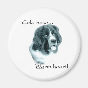 Newfoundland Cold Nose Warm Heart - Magnet