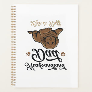 Newfoundland Dad Life Is Ruff Vintage Dog Shirt Planner