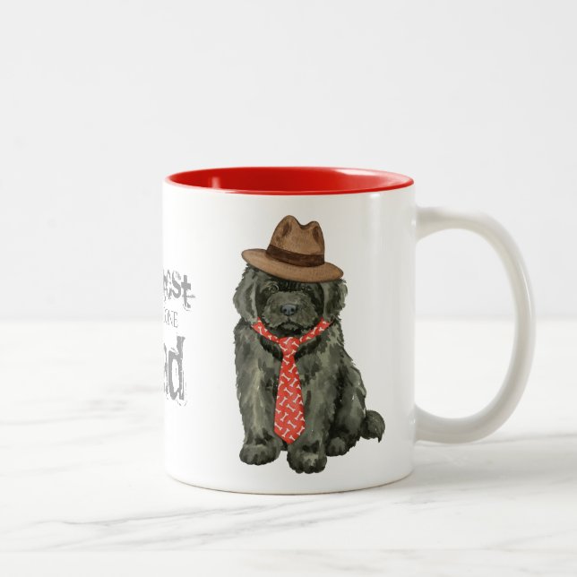 Newfoundland Dad Two-Tone Coffee Mug (Right)