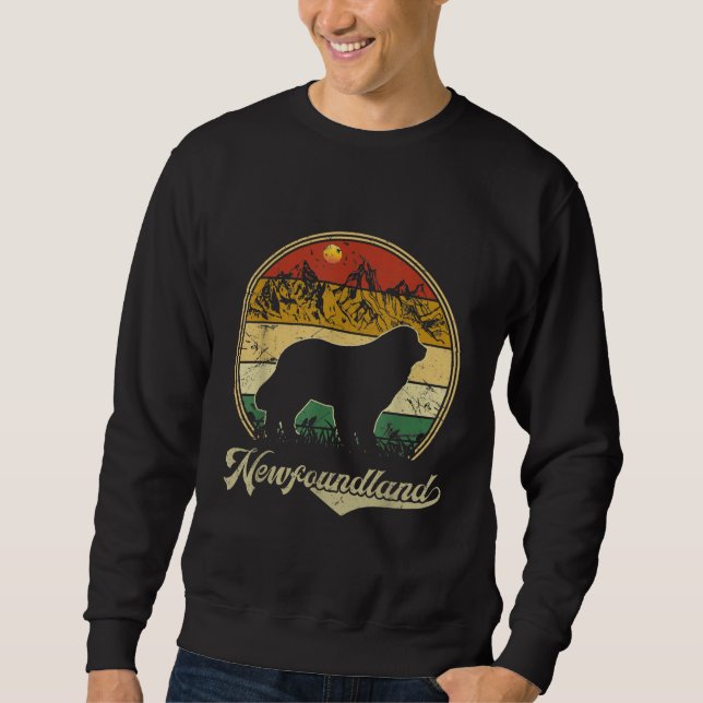 Newfoundland design | funny gift for dog lover sweatshirt (Front)