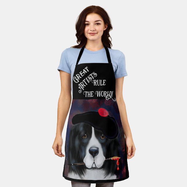 Newfoundland Dog Apron (Worn)