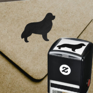 Newfoundland Dog Breed Silhouette Self-inking Stamp