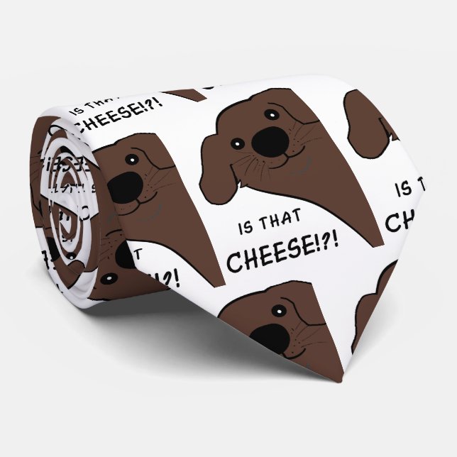 Newfoundland Dog Brown Is That Cheese Tie (Rolled)