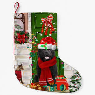 Newfoundland Dog Christmas Small Christmas Stocking
