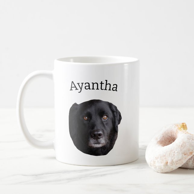 newfoundland dog  coffee mug (With Donut)