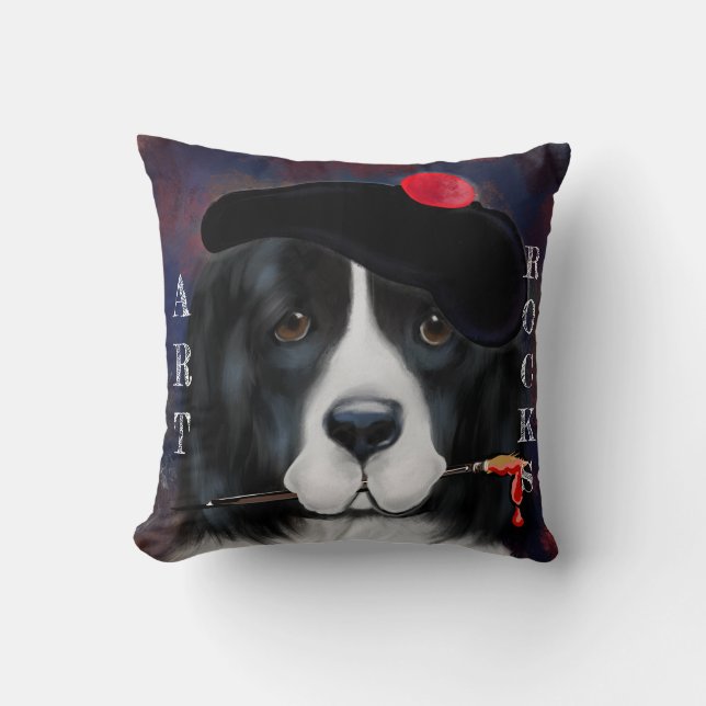 Newfoundland Dog Cushion (Front)