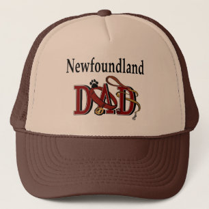 Newfoundland Dog Dad Gifts Trucker Hat