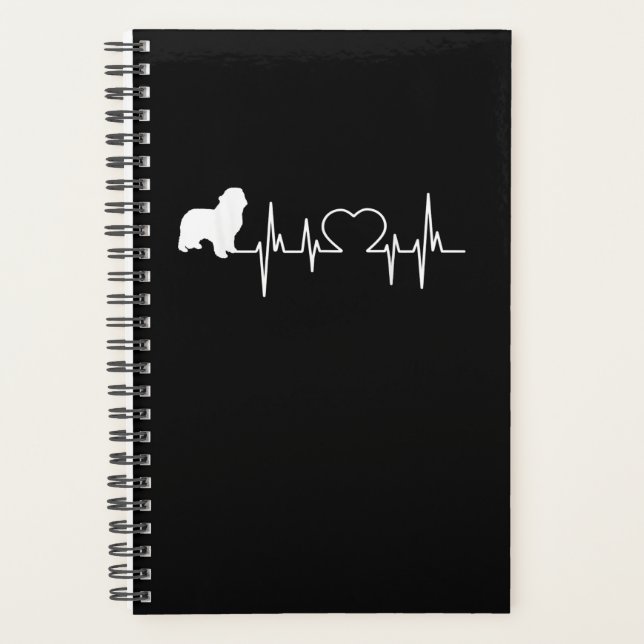 Newfoundland Dog Design Gift | Dog Owner Gift Planner (Front)