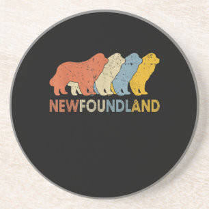 Newfoundland dog dog lovers valentines gift coaster