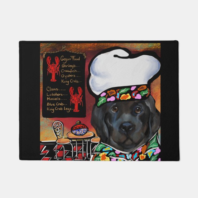 Newfoundland Dog              Doormat (Front)